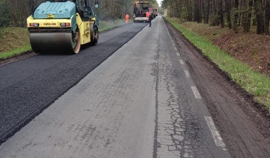 Zakończony remont drogi powiatowej nr 4708 E Wieruszów (ul. Fabryczna, ul. Marianów) – Galewice – Biadaszki – Mielcuchy na odcinku Osowa – Wieruszów