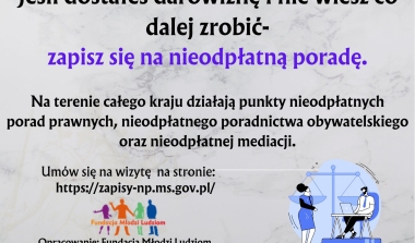 Jeśli dostałeś darowiznę i nie wiesz co dalej zrobić ‒ zapisz się na nieodpłatną poradę