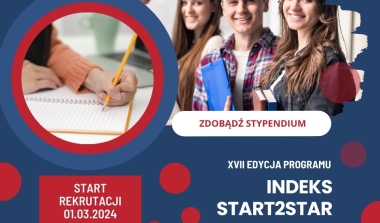 XVII edycja Programu "Indeks Start2Star"