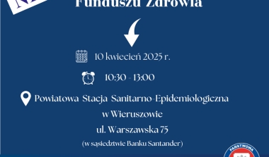 Stoisko NFZ i możliwość wyrobienia karty EKUZ – 10 kwietnia 2025
